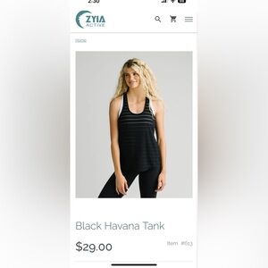 White Zyia flowy Tank Top